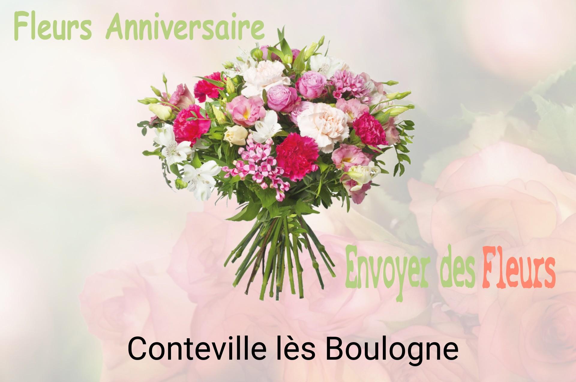 Bouquet de fleurs d’anniversaire livré à Conteville-lès-Boulogne
