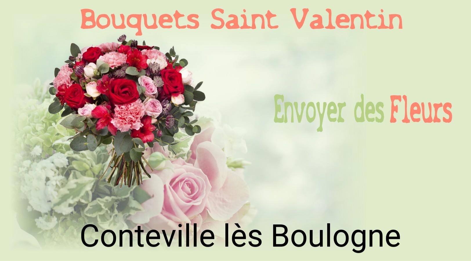 Roses de Saint-Valentin livrées à Conteville-lès-Boulogne
